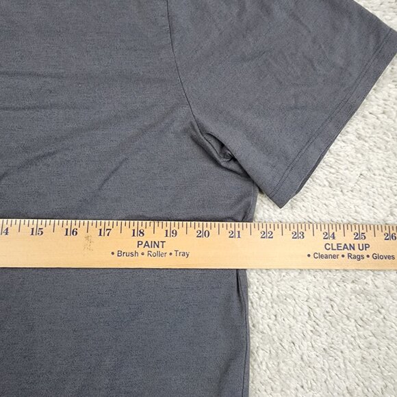 Lululemon Athletic T-Shirt size XL No size Tag Sleeve Athletic Training Tee grey - Picture 8 of 8